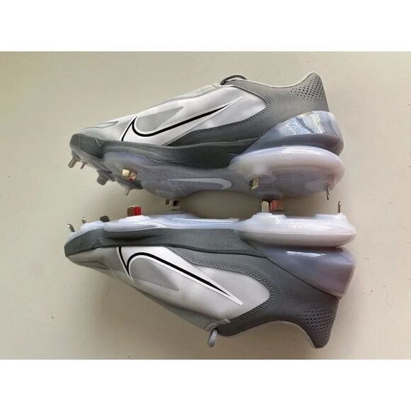 Nike Force Zoom Trout 8 Pro Metal Baseball Cleats Men’s Sz 12 Gray CZ5915-001 - Picture 8 of 10